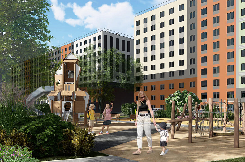 Просторный двор