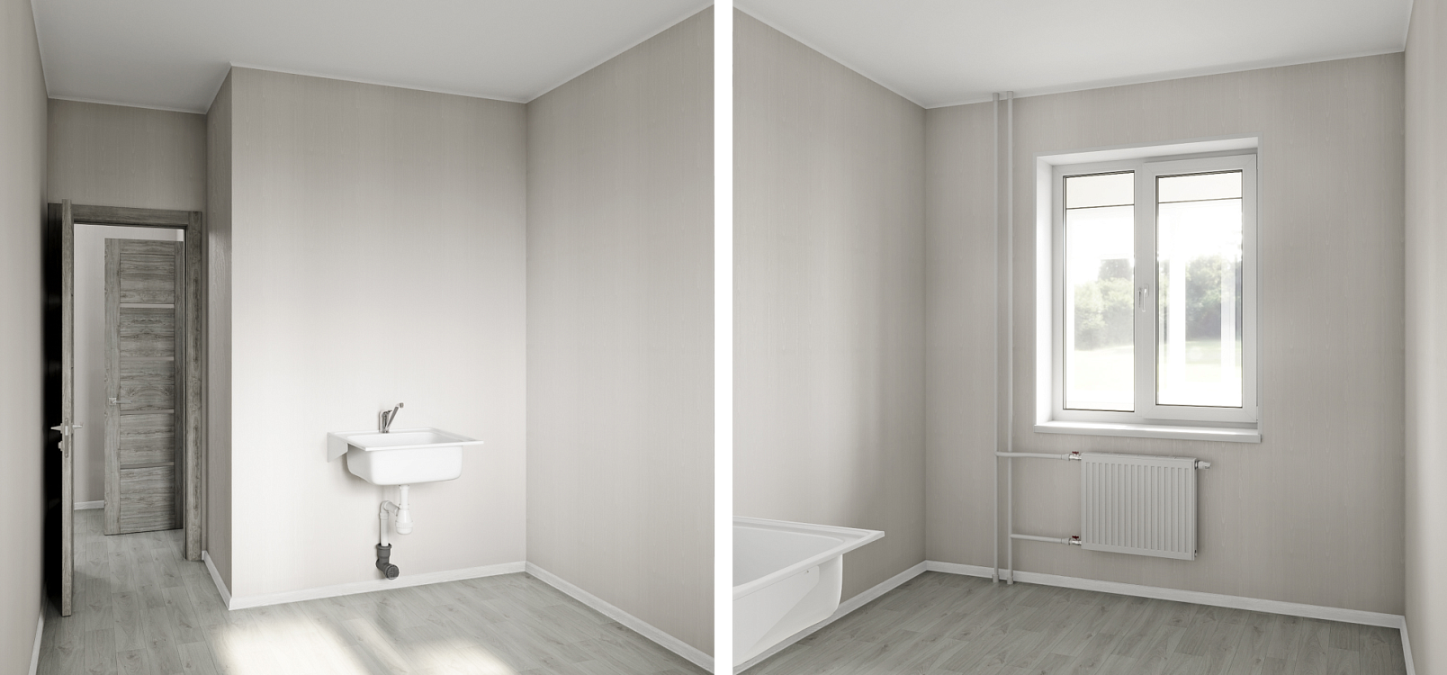 Светлая отделка